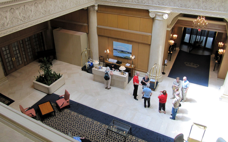 Hotel lobby and reception