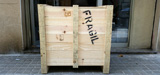 Wooden packing crate