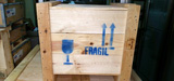 Caja de embalaje de madera